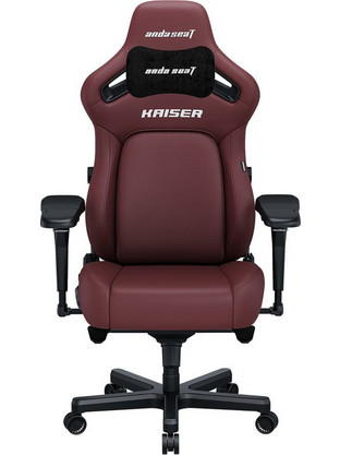 Anda Seat Kaiser 4 XL Καρέκλα Gaming Δερματίνης με Ρυθμιζόμενα Μπράτσα Maroon AD12YDDC-XLL-20APVC