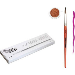 Jovi School Πινέλο Ζωγραφικής No1 Στρογγυλό με Συνθετική Τρίχα 226.8201