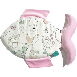 Lanila Ψαράκι Tender Friends Velvet Pink Βρεφικό Μαξιλάρι Ύπνου Υποαλλεργικό 44x33cm
