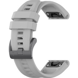 Techsuit QuickFit W060 Λουράκι Σιλικόνης Grey (Garmin Fenix 3 / 5X / 3HR / 5X Plus / 6X / 6X Pro / 7X)