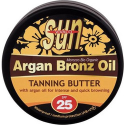Vivaco Argan Bronz Oil Αδιάβροχο Butter Μαυρίσματος Σώματος SPF25 200ml