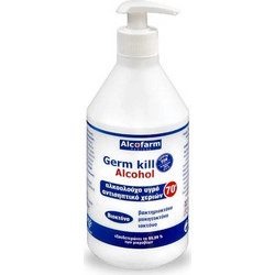 Alcofarm Germ Kill Αντισηπτικό Υγρό Χεριών με Αντλία 600ml