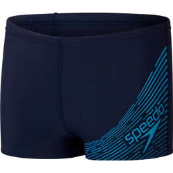 Speedo Medley Logo Αθλητικό Παιδικό Μαγιό Boxer για Αγόρι Μαύρο Navy Μπλε 812410-17504