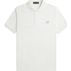 Fred Perry Ανδρική Μπλούζα Polo Κοντομάνικη Λευκή M6000-U72