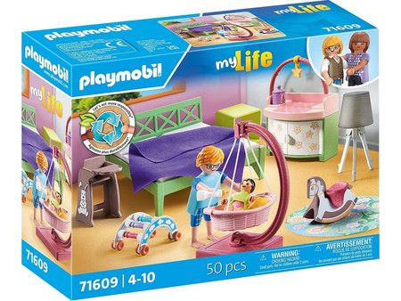 Playmobil My Life Μοντέρνο Υπνοδωμάτιο με Κούνια για 4-10 Ετών 71609