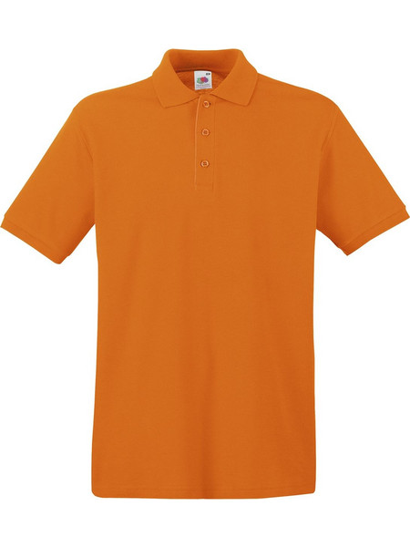 Fruit of The Loom Ανδρική Μπλούζα Polo Κοντομάνικη Πορτοκαλί 63-218-0