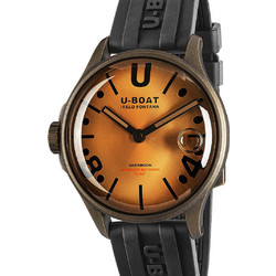 U-boat Darkmoon Ανδρικό Ρολόι με Μαύρο Καουτσούκ Λουράκι 9547