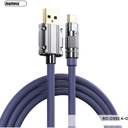 Remax RC-C052 USB-A to USB-C 66W 1.2m Purple