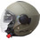 Pilot Helmets Fly SV Matt Military Green Κράνος Μηχανής Jet 1300gr