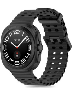 Tech-Protect IconBand Pro Λουράκι Σιλικόνης Black (Samsung Galaxy Watch Ultra)