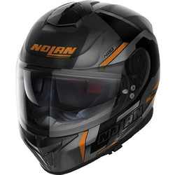 Nolan N80-8 Black Orange 73 Κράνος Μηχανής Full Face