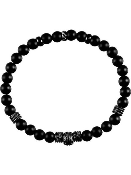 U.S. Polo Assn. Voyager Ανδρικό Βραχιόλι από Ατσάλι Λευκόχρυσο JW9153BR