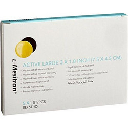 L-Mesitran Active Large Αποστειρωμένα Αδιάβροχα Αυτοκόλλητα Επιθέματα 7.5x4.5cm 5τμχ