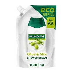 Palmolive Olive & Milk Κρεμώδες Αφρόλουτρο Refill 1lt