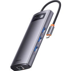 Baseus Metal Gleam 7in1 USB-C Docking Station με HDMI 4K PD Ethernet