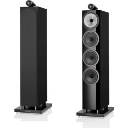 Bowers & Wilkins 702 S3 Ζεύγος Ηχείων Hi-Fi Δαπέδου 300W 3 Δρόμων Gloss Black