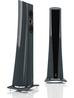 Estelon Aura Ζεύγος Ηχείων Hi-Fi Δαπέδου 200W 3 Δρόμων Iron Grey