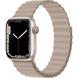 Devia Sport3 Λουράκι Σιλικόνης Light Grey (Apple Watch 38 / 40 / 41mm)
