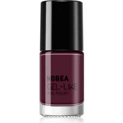 Nobea Day to Day Gel Like Maroon Red N46 Gloss Βερνίκι Νυχιών Μακράς Διαρκείας 6ml