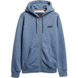 Superdry Ανδρική Ζακέτα Φούτερ με Κουκούλα και Φερμουάρ Μπλε M2013116A-C4E