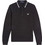 Fred Perry Ανδρική Μπλούζα Polo Μακρυμάνικη Μαύρη M3636-350