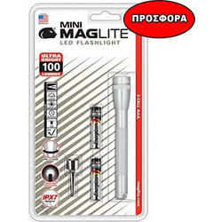 Maglite SP32106 Φακός Μπαταρίας Led Αδιάβροχος IPX7 100lm