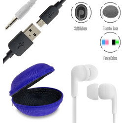 1018 Handsfree In-Ear 3.5mm Navy Blue