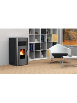 Alfa Plam Luca Black Σόμπα Pellet Σόμπα Pellet 8kW