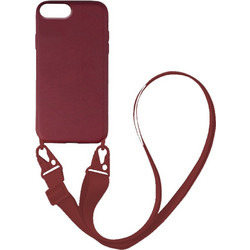 Sonique Silicone Strap Back Cover Burgundy (iPhone 6 Plus / 6s Plus)