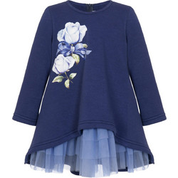 Balloon Chic Παιδικό Φόρεμα με Τούλι Navy Μπλε 242F0280