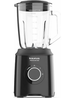Taurus Prior Glass 1500 S7610810 Μπλέντερ για Smoothie με Γυάλινη Κανάτα 1.5lt 1500W