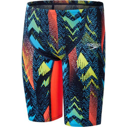 Speedo Fastskin Endurance+ Max High Waisted Παιδικό Αγωνιστικό Μαγιό Κολύμβησης Jammer για Αγόρι Πολύχρωμο 815823-H824