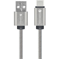 Forcell C234 Stainless USB-A to USB-C 1m Silver FOCB-274503