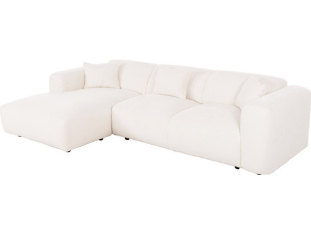 HomeMarkt Bricken Γωνιακός Καναπές Αριστερή Γωνία Εκρού 282x160x72cm HM3275.02L