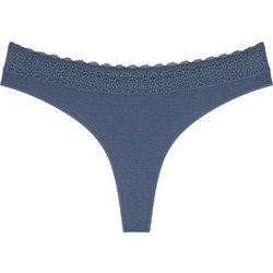 Triumph Feel Of Modal Γυναικείο String με Δαντέλα Navy Μπλε 10219764-00XX