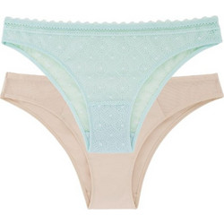 Dorina Γυναικεία Slip με Δαντέλα 2Pack D001150LA063-2X0146