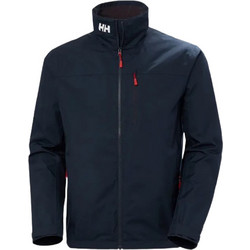 Helly Hansen Crew Αθλητικό Ανδρικό Μπουφάν Χειμωνιάτικο Αδιάβροχο Αντιανεμικό Navy Μπλε 34445-597