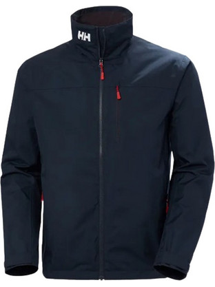 Helly Hansen Crew Αθλητικό Ανδρικό Μπουφάν Χειμωνιάτικο Αδιάβροχο Αντιανεμικό Navy Μπλε 34445-597