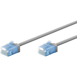 Goobay U/UTP Cat.6a Καλώδιο Δικτύου Ethernet 0.5m Grey 74221