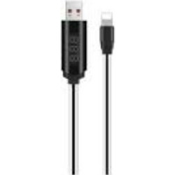 Hoco U29 Flat LED USB-A to USB-C 1.2m White