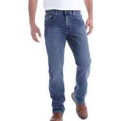 Carhartt Ανδρικό Τζιν Παντελόνι Ελαστικό Κανονική Εφαρμογή Μπλε 102804-964