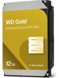 Western Digital Gold 12TB HDD Σκληρός Δίσκος 3.5" Sata 3 7200rpm με 512MB Cache