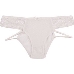 Cottonhill Love Lace Γυναικείο Sexy Slip με Δαντέλα Εκρού CH0186
