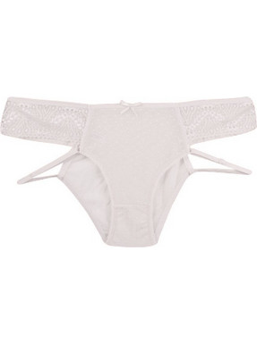 Cottonhill Love Lace Γυναικείο Sexy Slip με Δαντέλα Εκρού CH0186