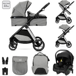 Lorelli Aspen Καρότσι Μωρού 3 σε 1 Grey