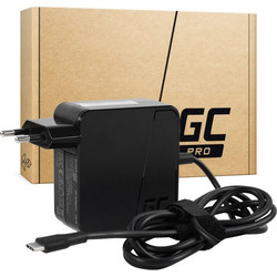 Green Cell USB-C Φορτιστής Laptop 65W 20V 3.25A με Ενσωματωμένο Καλώδιο Τροφοδοσίας AD134PV2