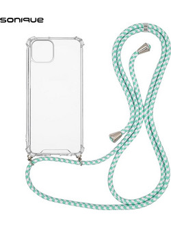 Sonique Strap Back Cover Transparent / Rainbow Veraman (iPhone 14 Plus)