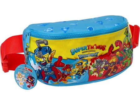 Safta SuperThings Rescue Force 812376911 Παιδικό Τσαντάκι Μέσης Γαλάζιο