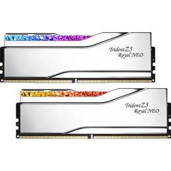 G.Skill Trident Z5 Royal Neo 32GB (2X16GB) DDR5 RAM 6400MHz C30 White