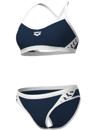Arena Icons Αθλητικό Γυναικείο Μαγιό Bikini Set Navy Μπλε 005037-710
